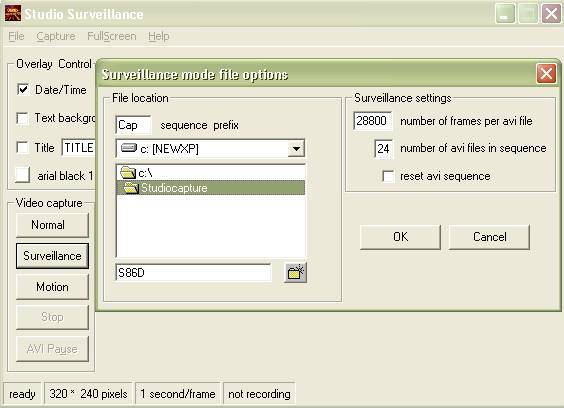 Studio Surveillance Screenshot
